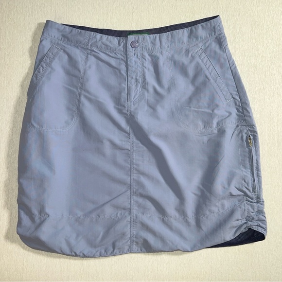 L.L. Bean Dresses & Skirts - L.L. Bean Athletic Skirt in Light Blue w/ Zipper Pockets Size 10